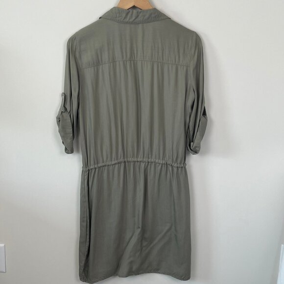 Michael Kors Pullover Shirt Dress in Light Olive Green, Size M - Picture 10 of 15